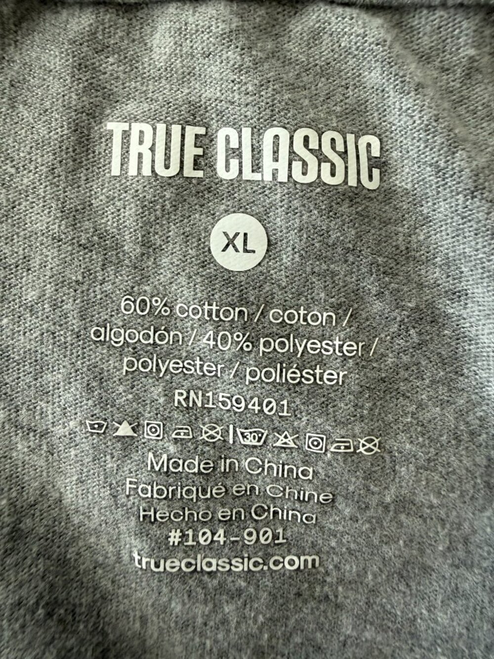 Mens-(4) TRUE CLASSIC V-neck tshirts - Picture 3 of 3